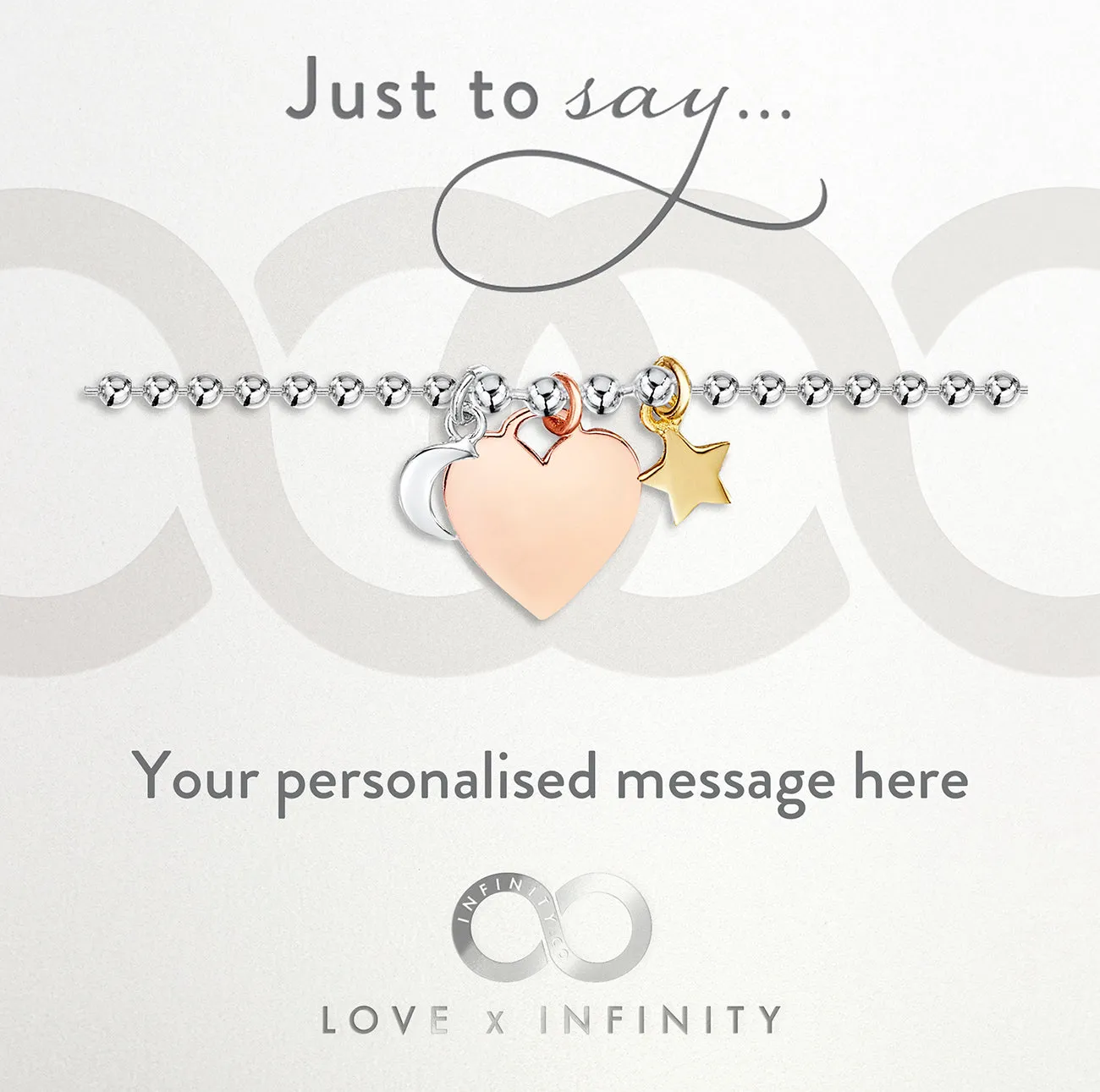 LXI Heart Moon & Stars Bracelet