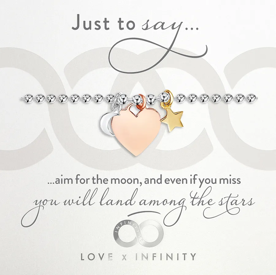LXI Heart Moon & Stars Bracelet