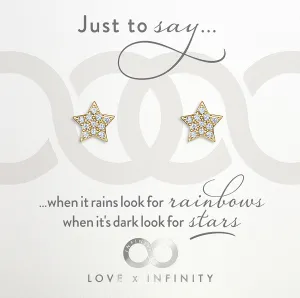 LXI Heart Moon & Stars Earrings - Gold