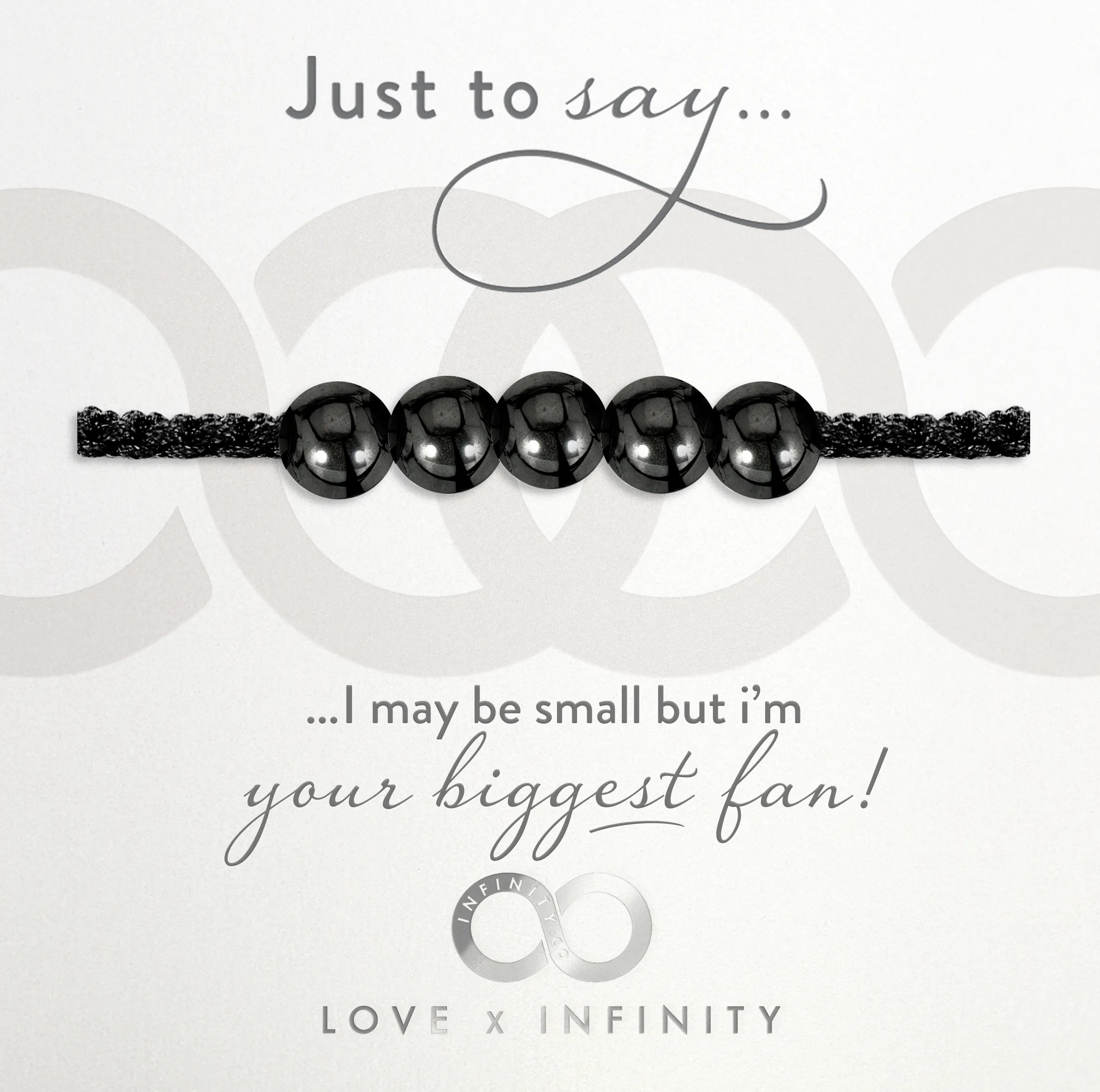 LXI Mens Friendship Bracelet - Black Rhodium