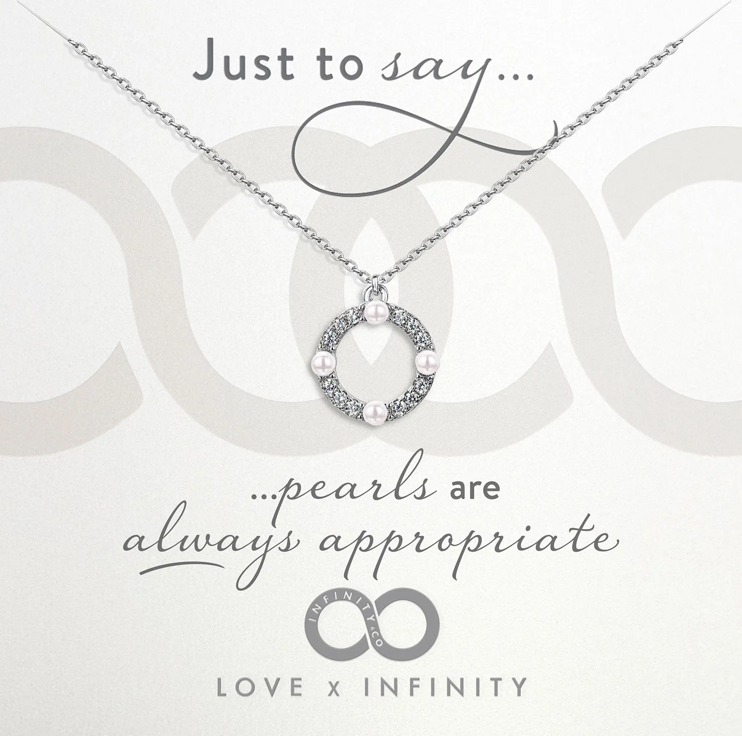LXI Pearl Circle Pendant