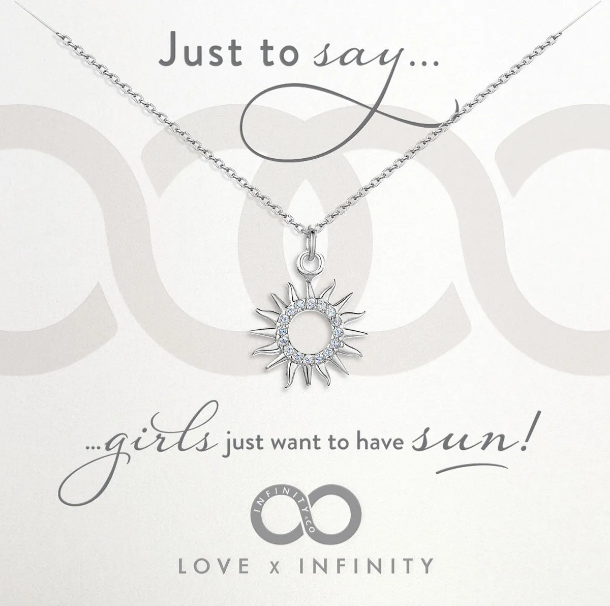 LXI Sun Pendant Rhodium