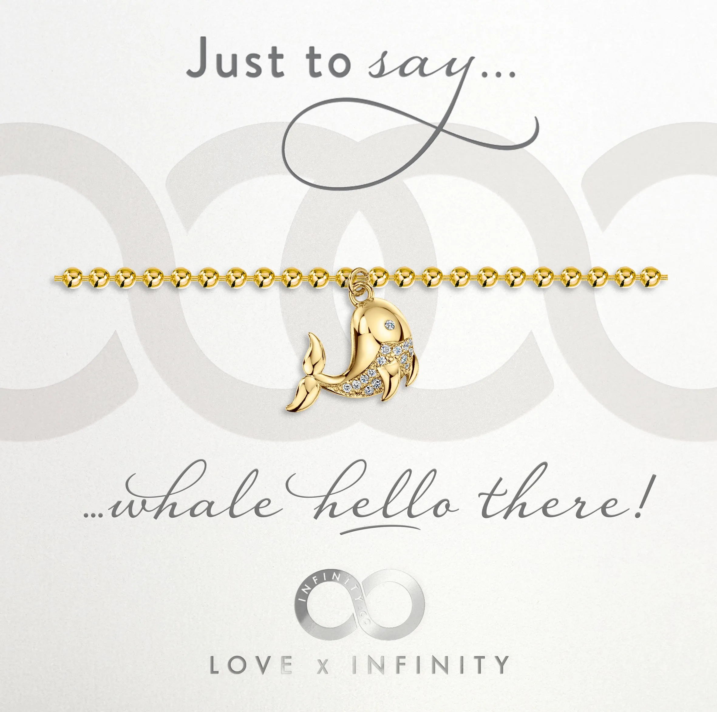 LXI Whale Bracelet- Gold