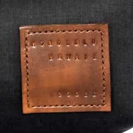 Made in Manoa Black Linen Dopp Bag