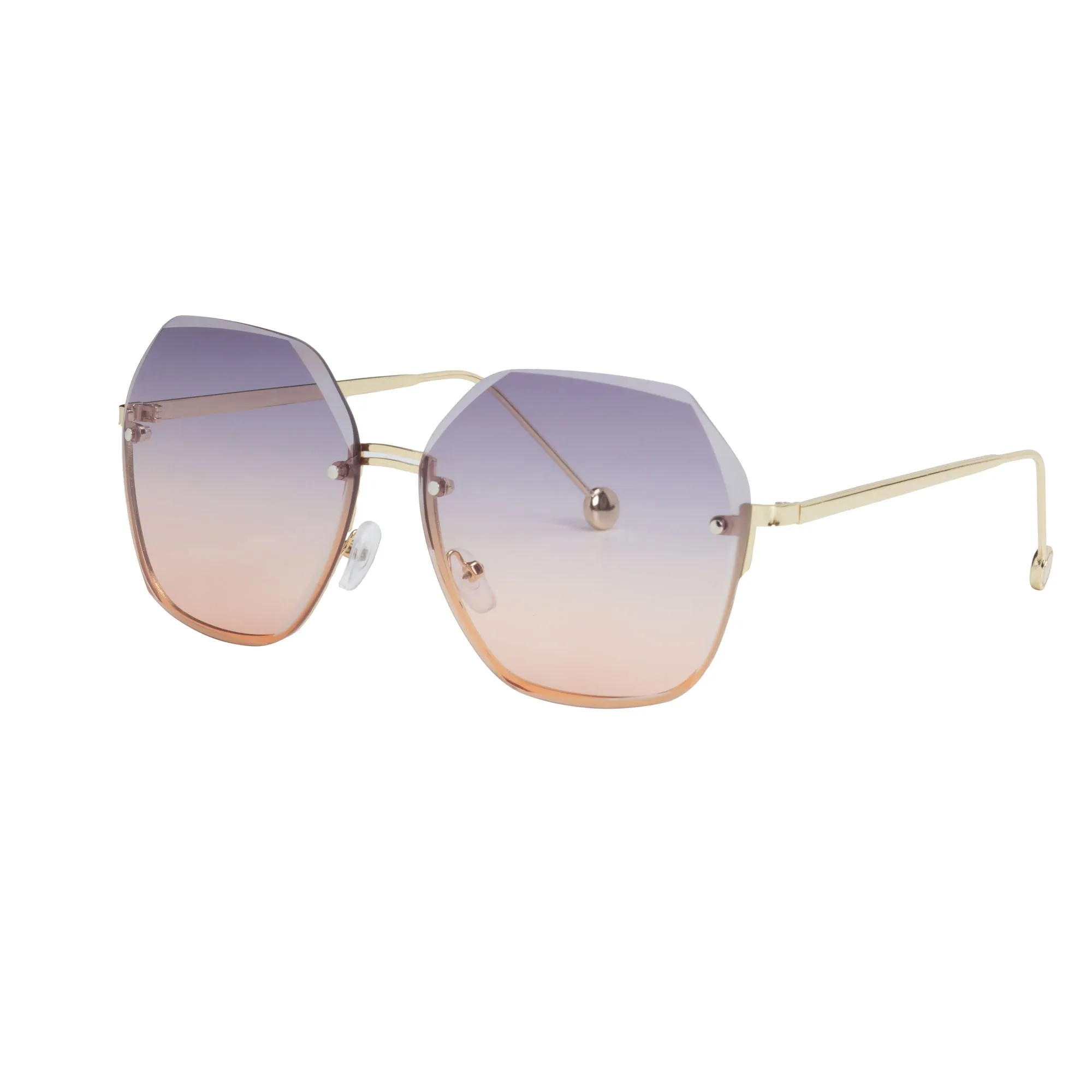 MAINE Gold Aviator Sunglasses