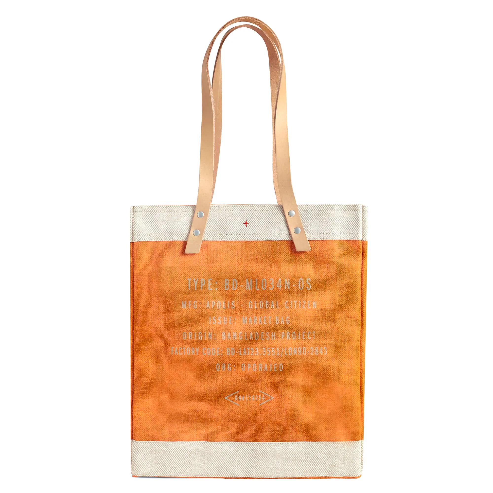 Market Tote in Citrus (034OR) | Estimated Delivery: April 2025