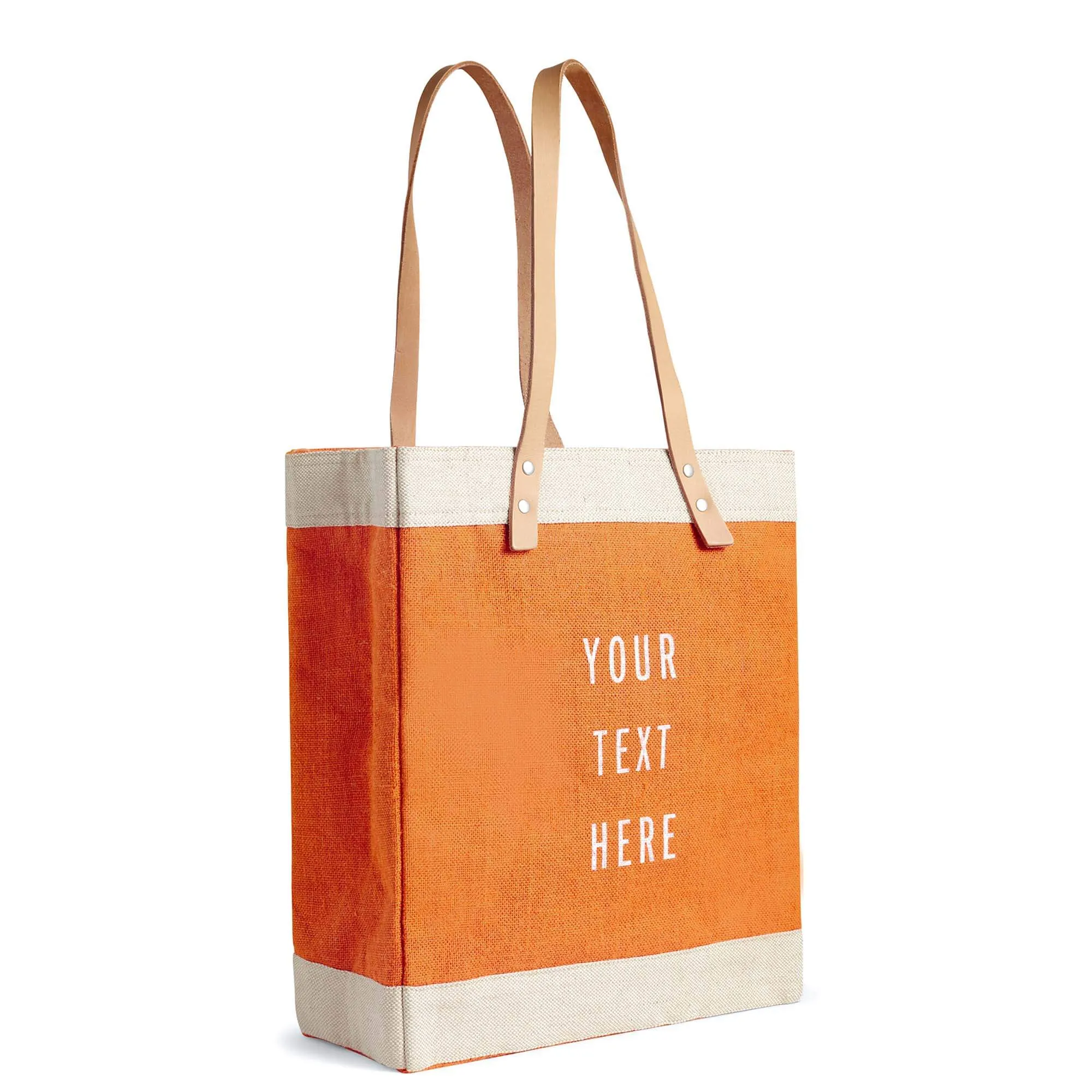 Market Tote in Citrus (034OR) | Estimated Delivery: April 2025