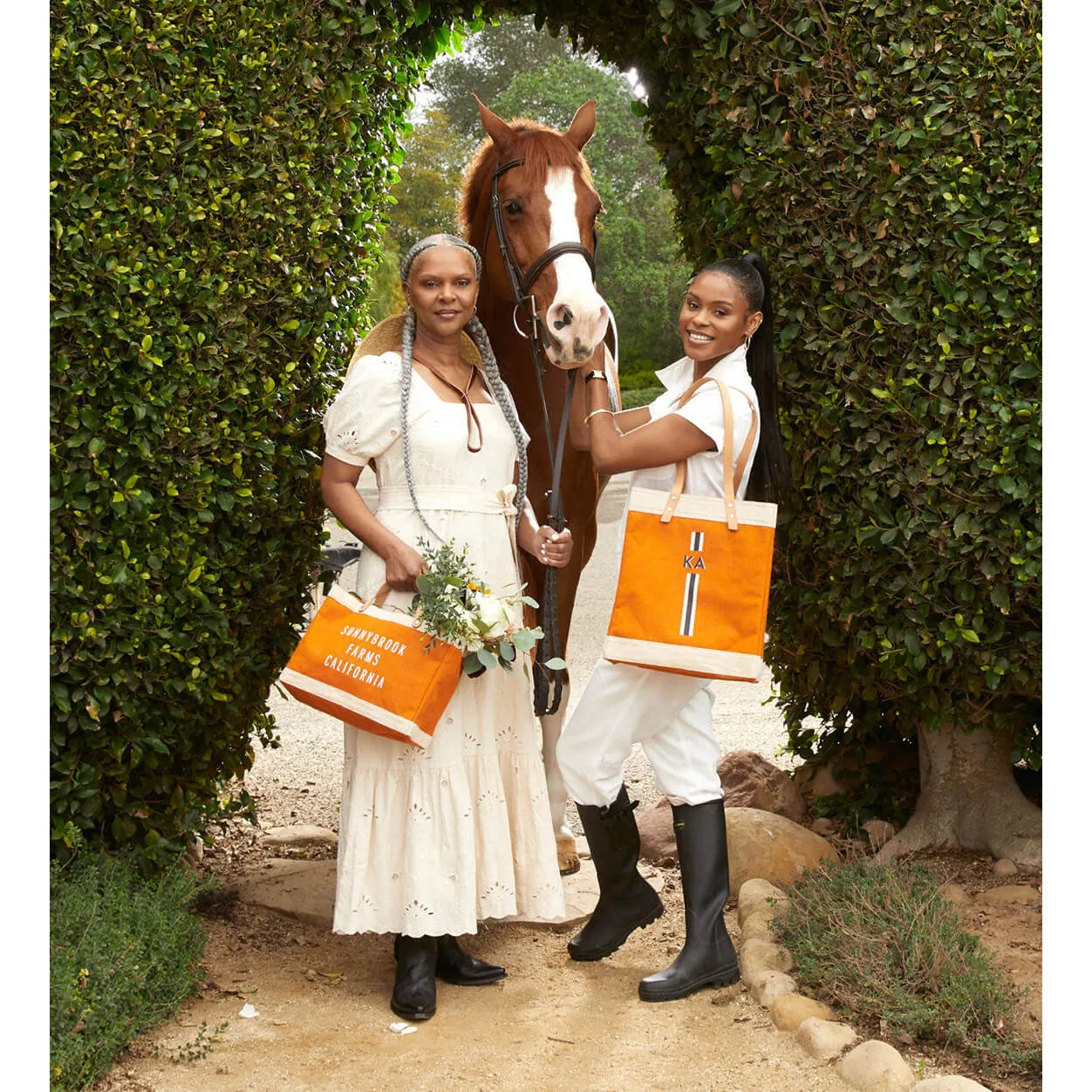 Market Tote in Citrus (034OR) | Estimated Delivery: April 2025