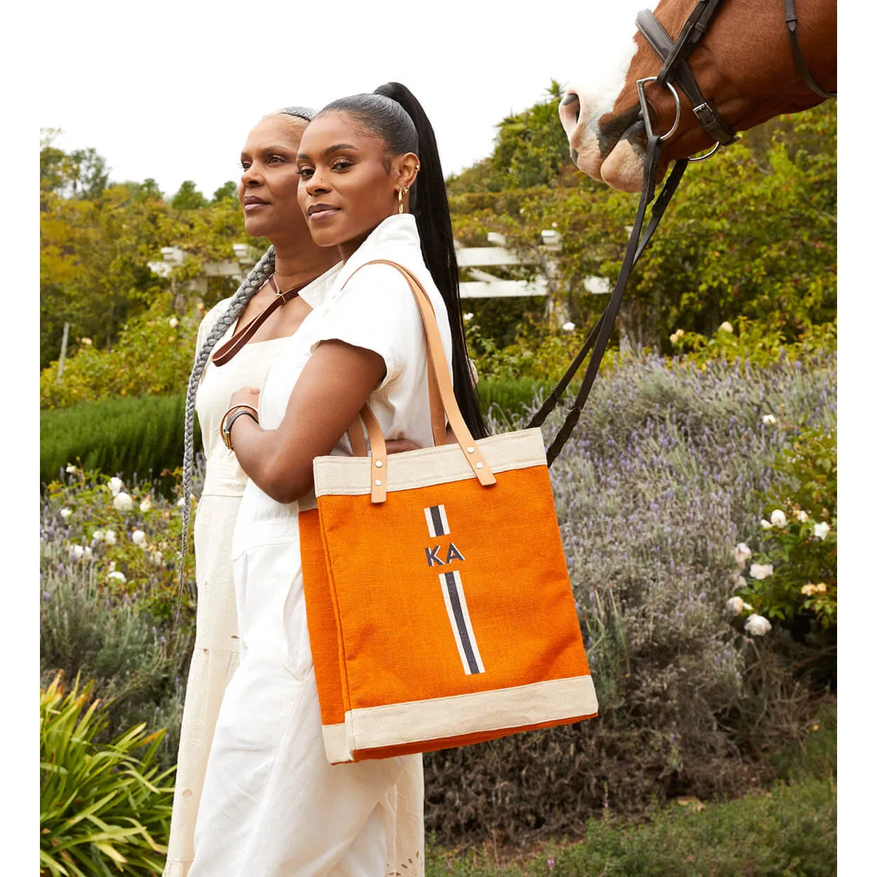 Market Tote in Citrus (034OR) | Estimated Delivery: April 2025