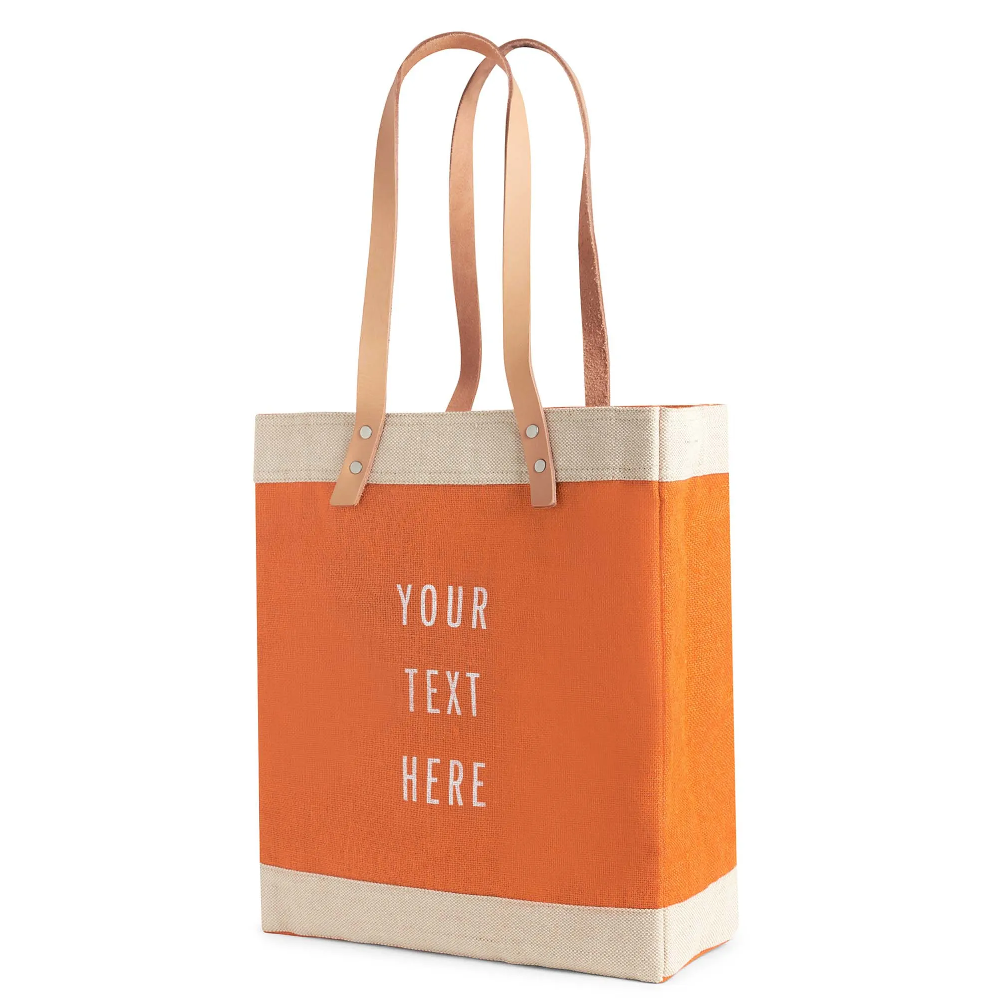 Market Tote in Citrus (034OR) | Estimated Delivery: April 2025