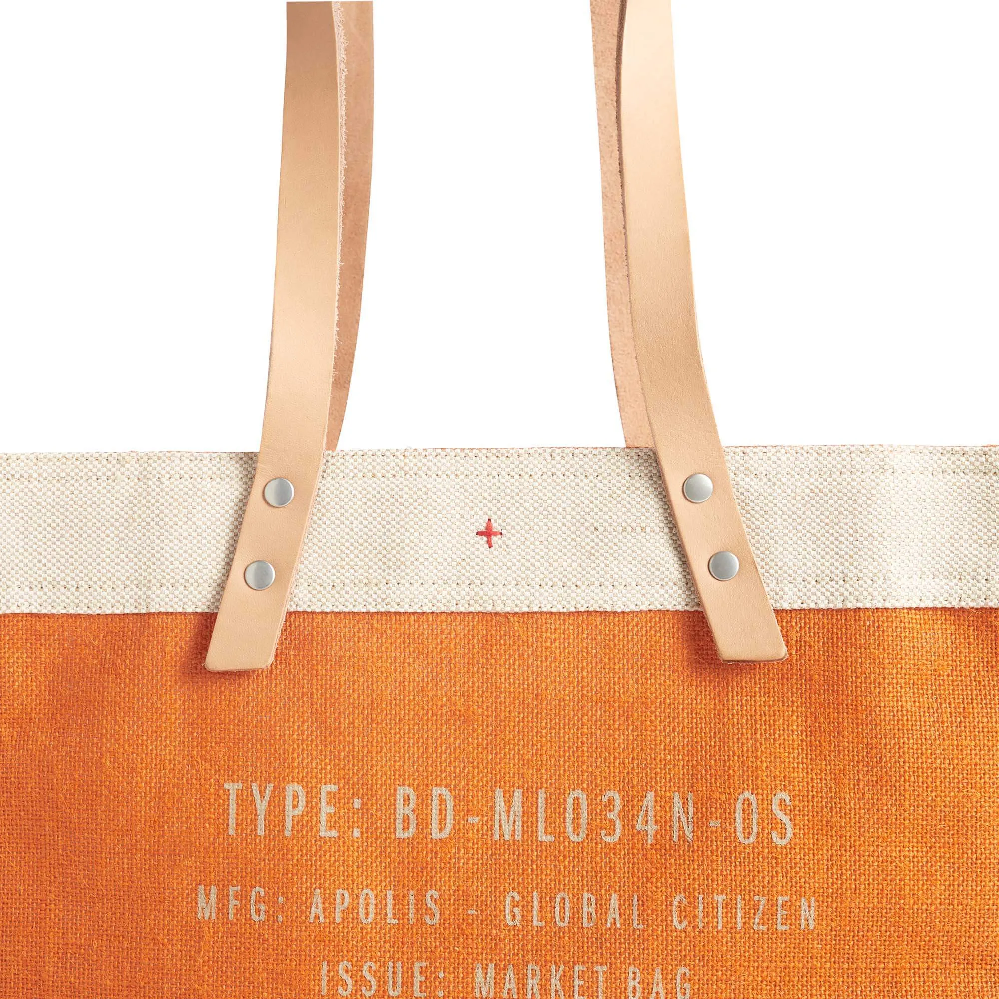Market Tote in Citrus (034OR) | Estimated Delivery: April 2025