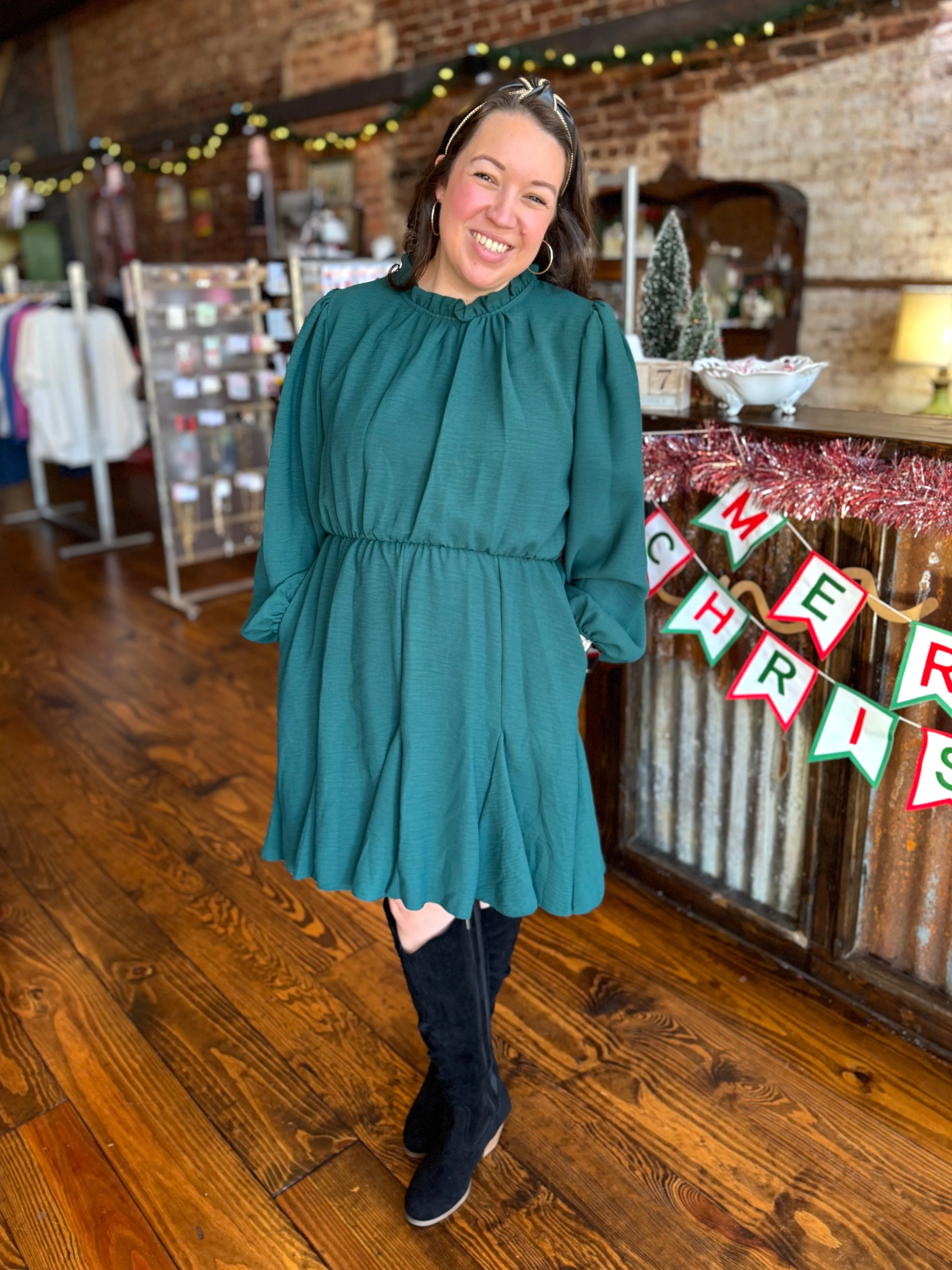 Meet Me at The Mistletoe Dress