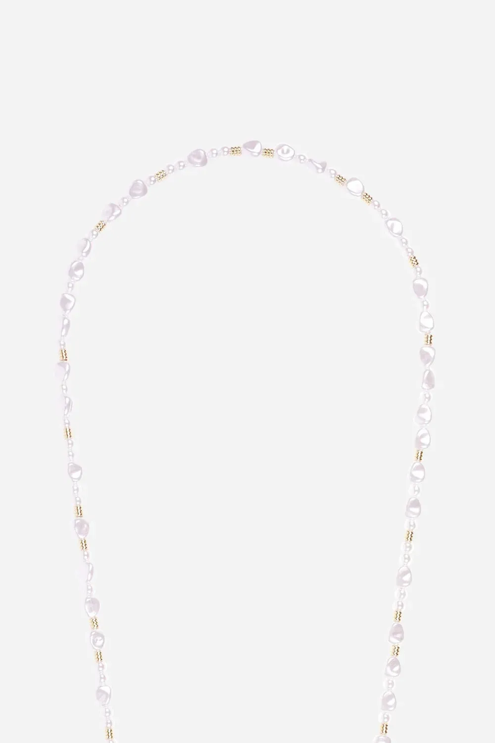 Melia Long Chain White 120 cm