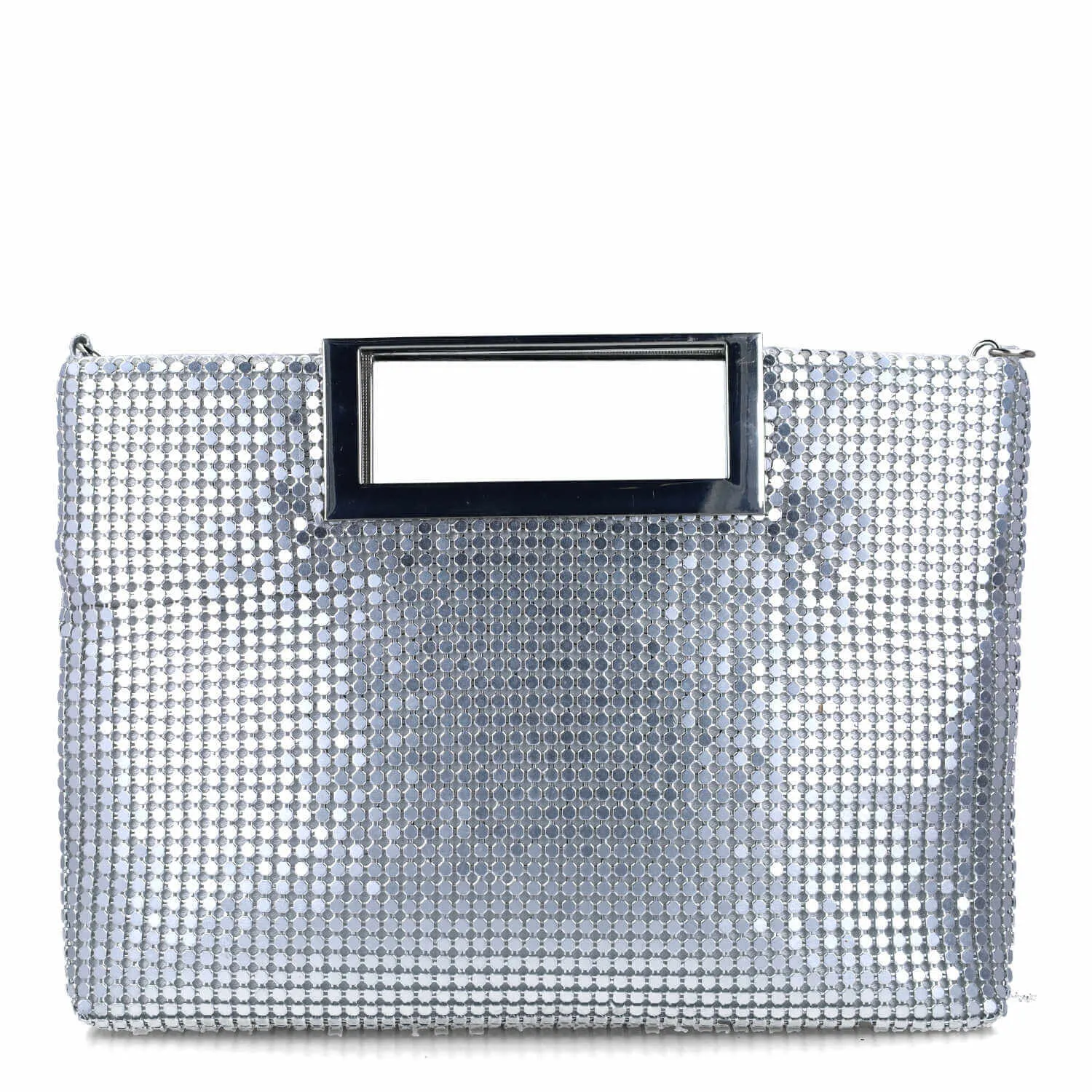Menbur Silver Chainmail Bag