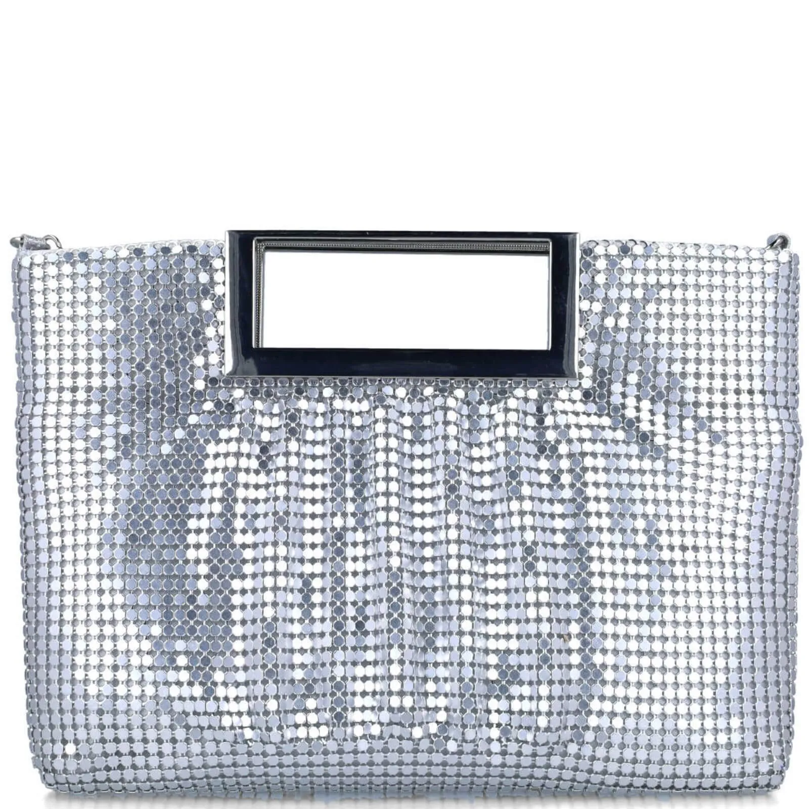 Menbur Silver Chainmail Bag