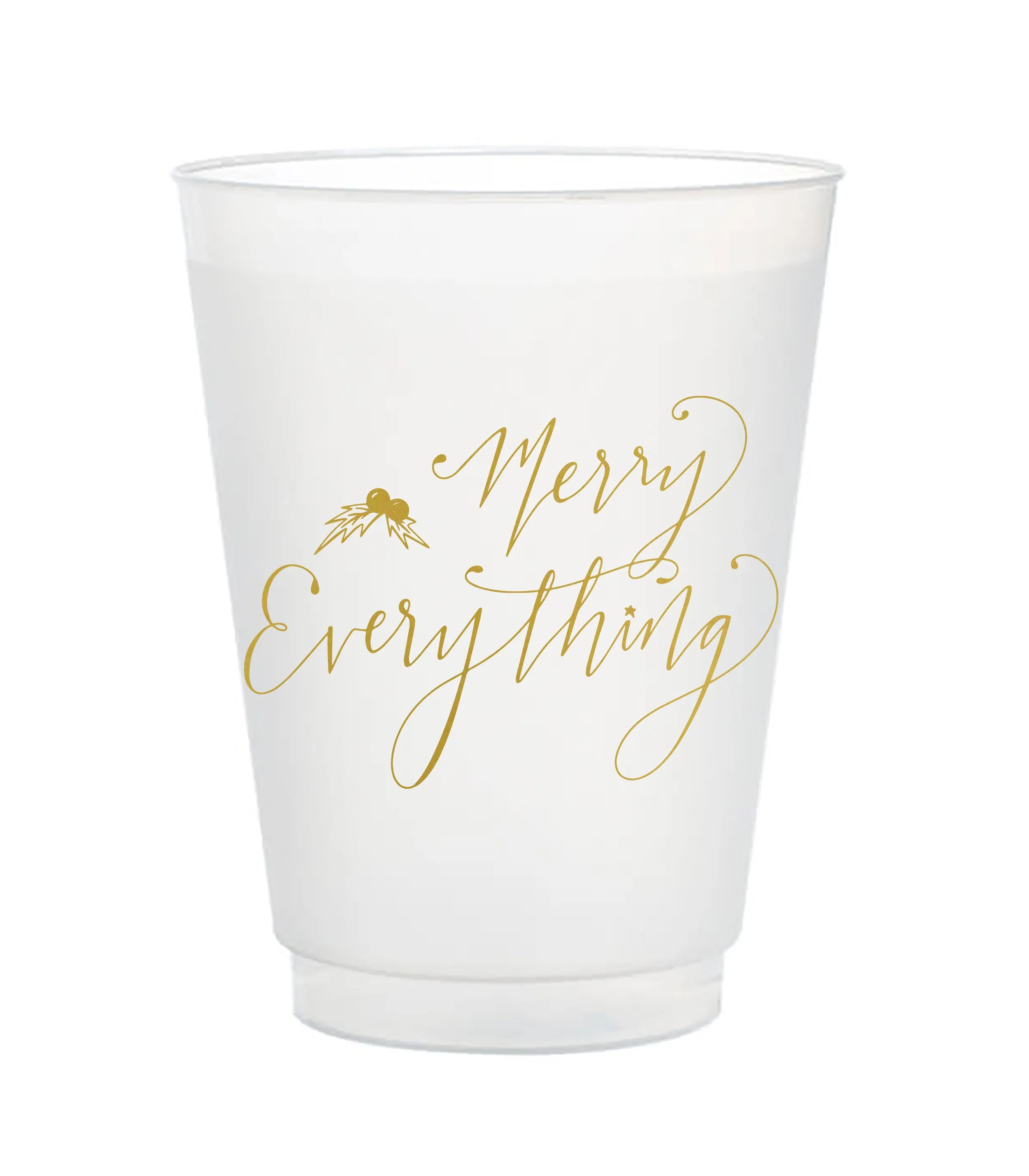 Merry Everything Frost Flex Cups