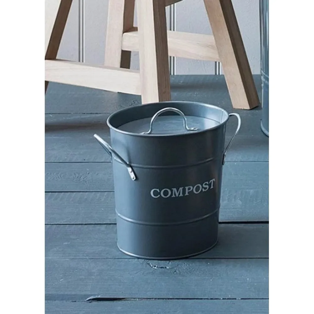Metal Kitchen Food Waste Collection Compost Bin