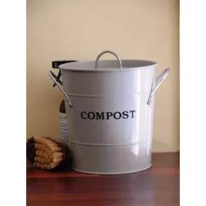 Metal Kitchen Food Waste Collection Compost Bin
