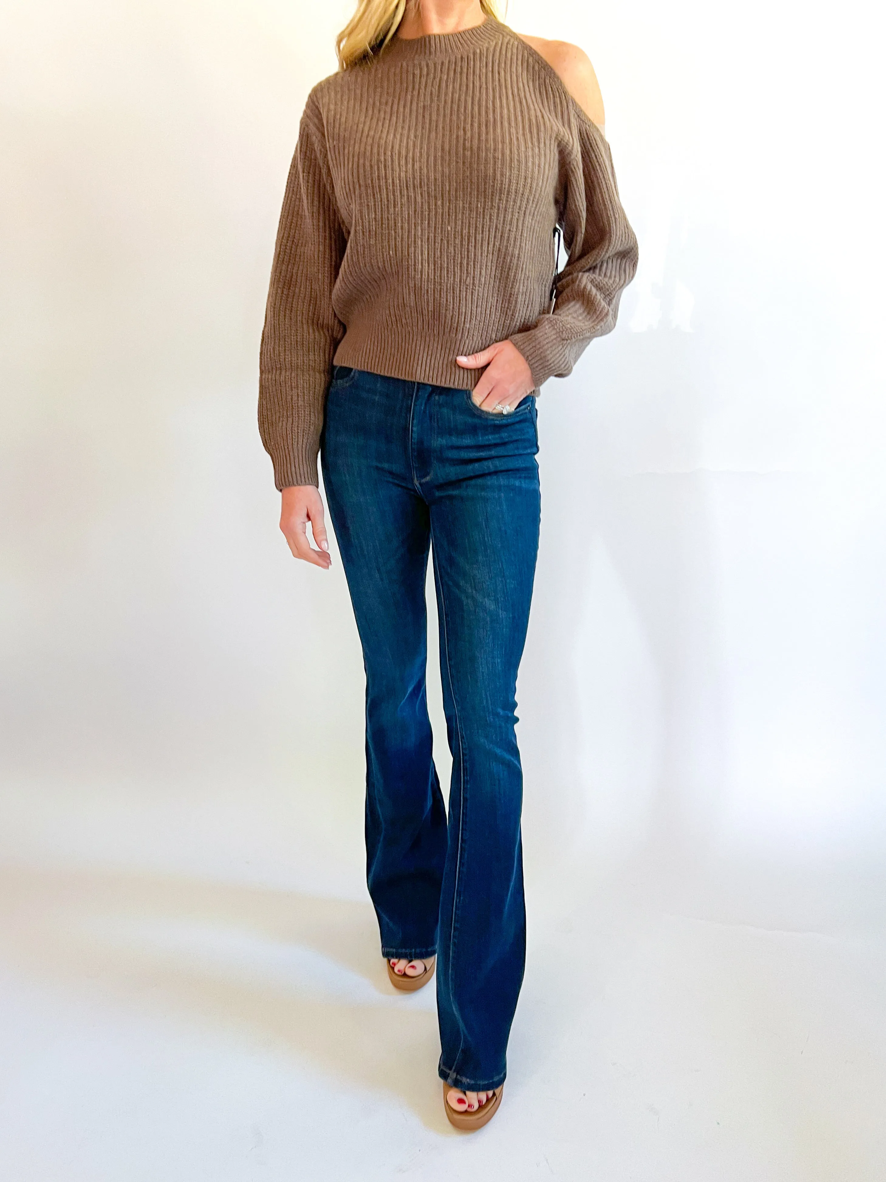 Millicent Cold Shoulder Sweater
