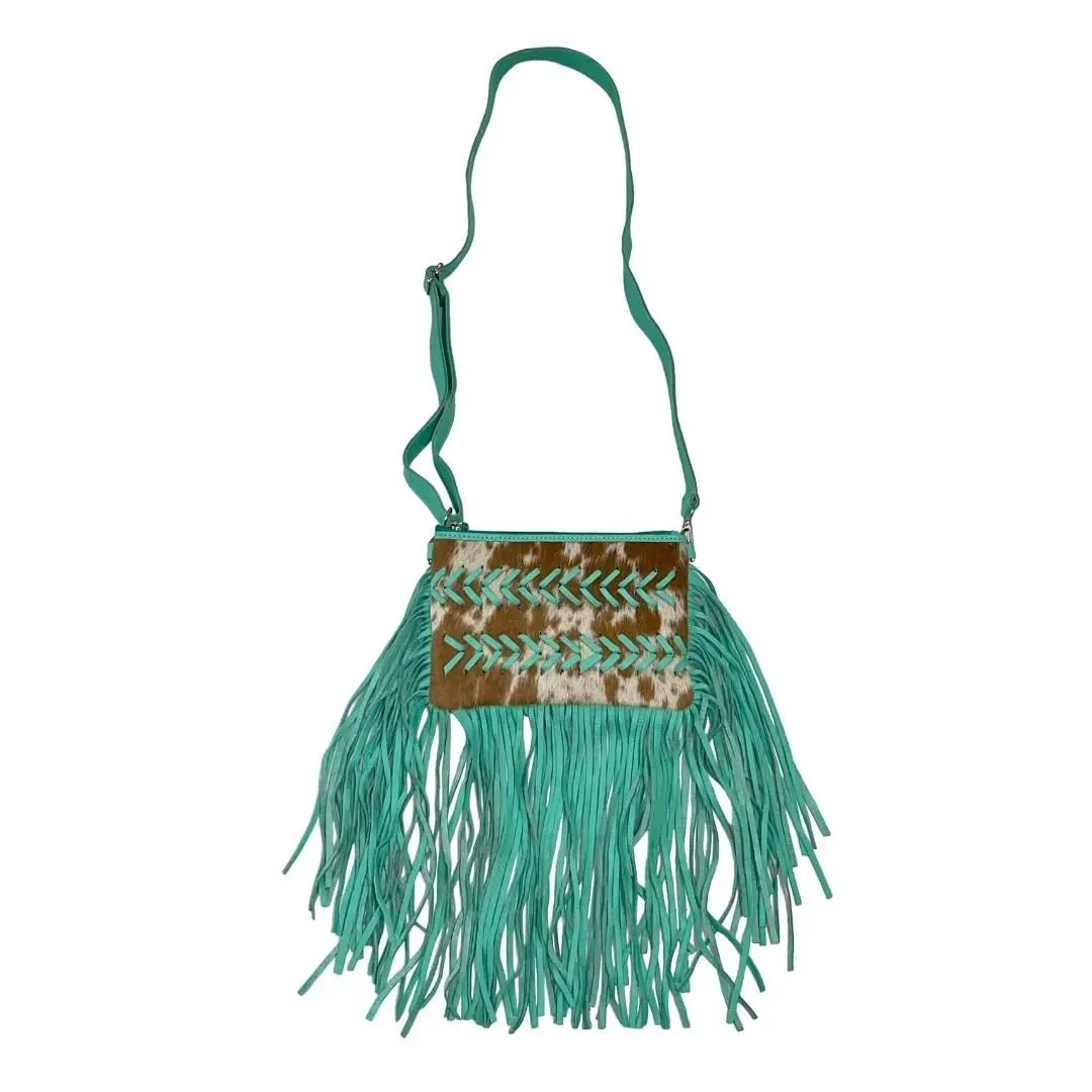 Mini Crossbody Cowhide Fringe Purse