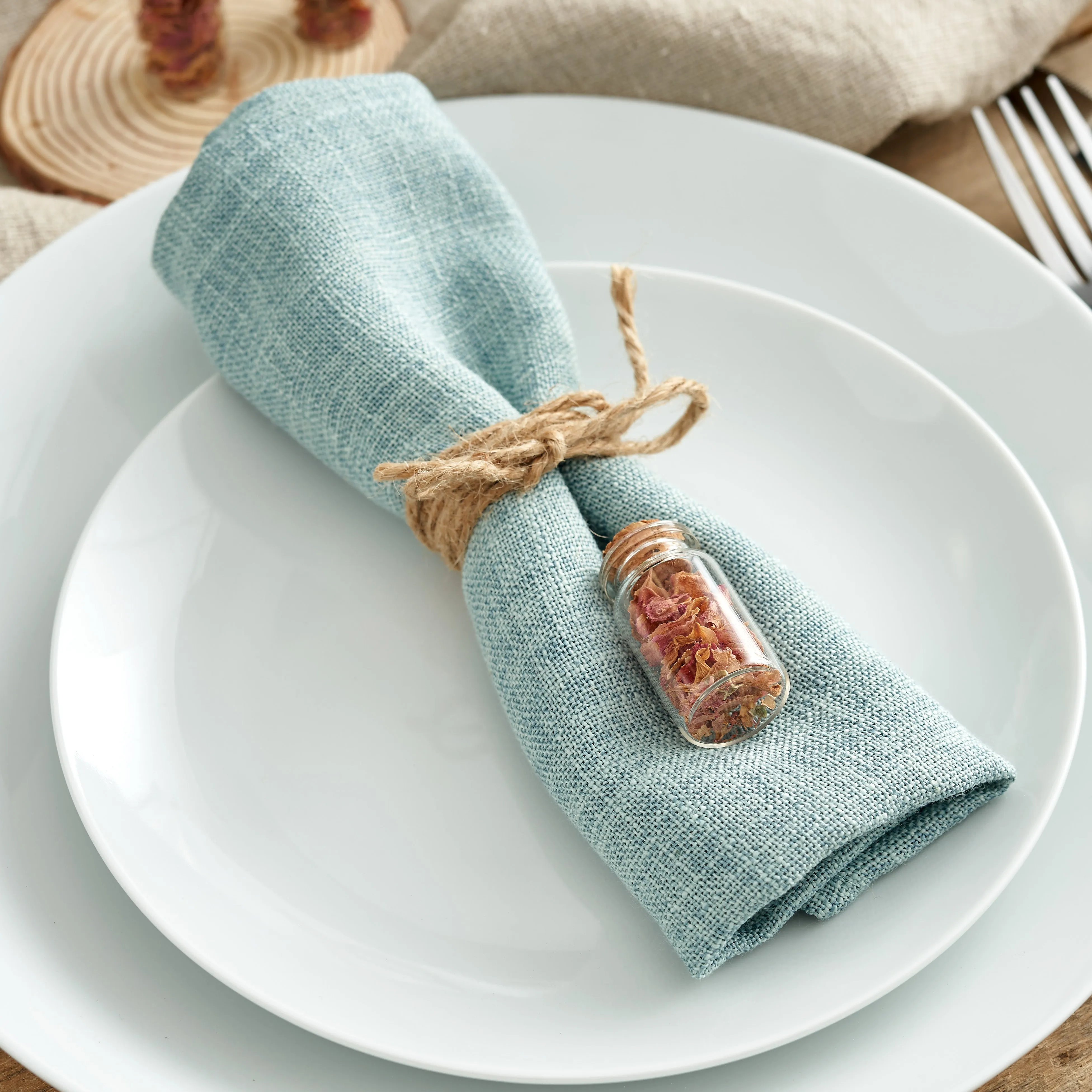 Mini Decorative Glass Bottles with Corks Lids