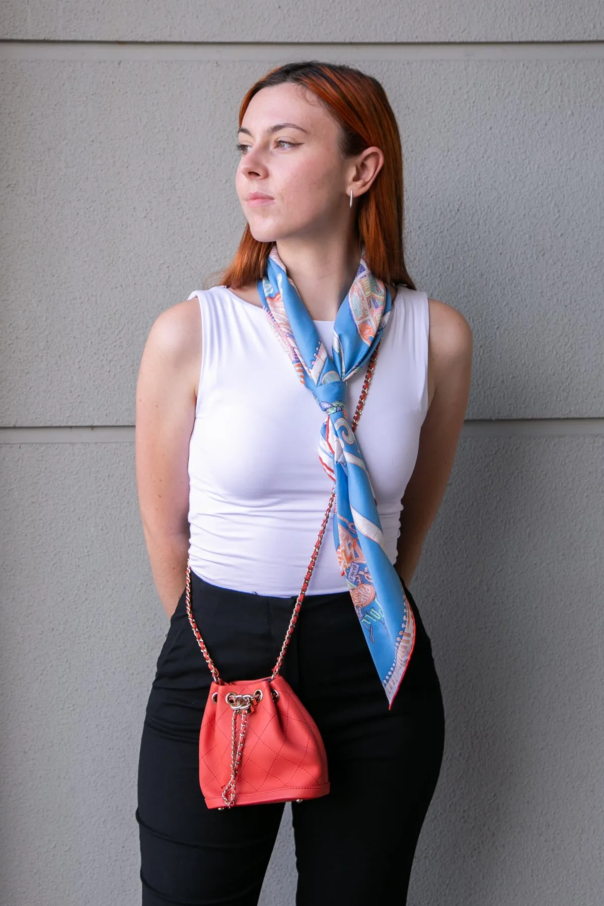 Mini Drawstring CC Bucket Bag