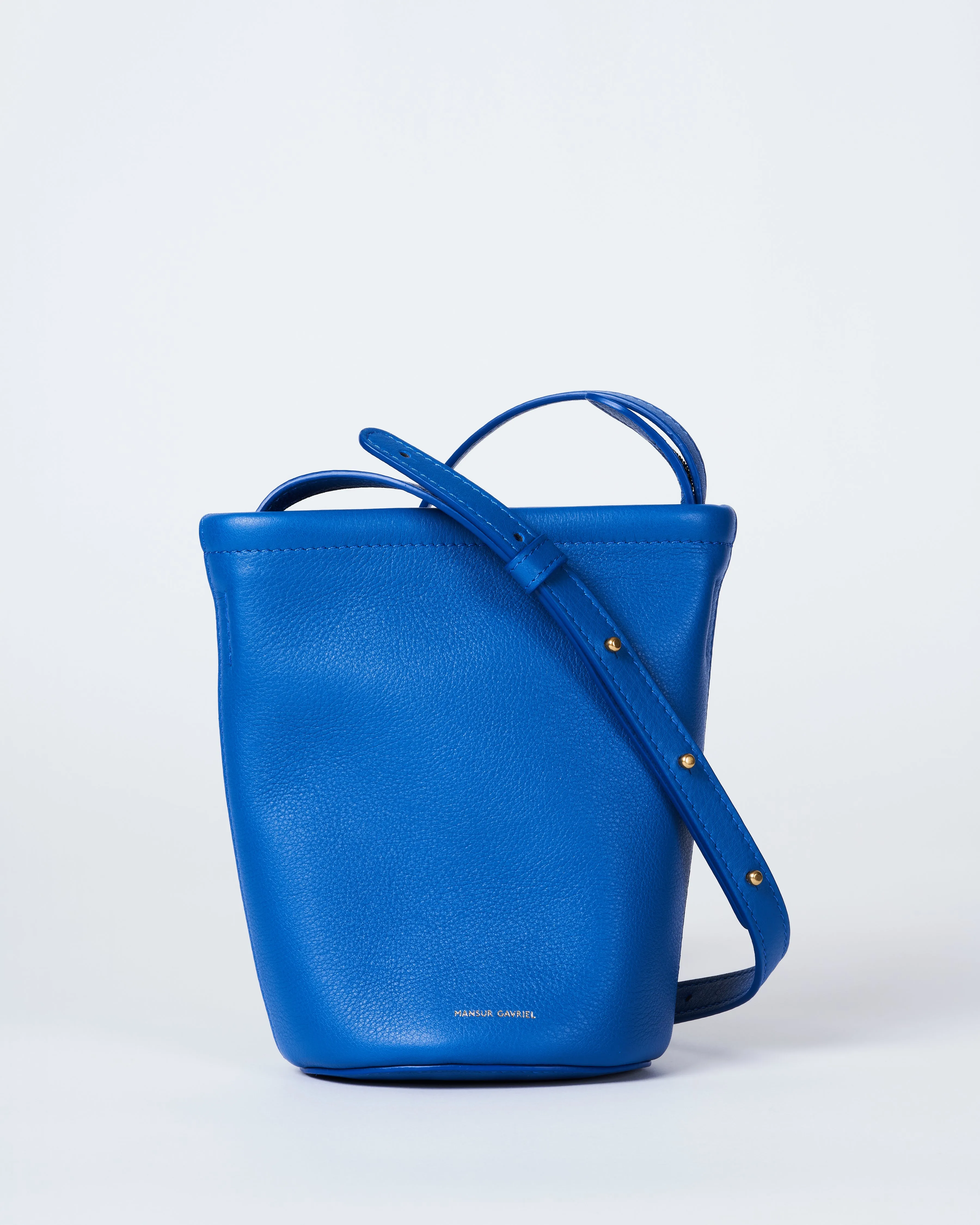 mini zip bucket bag - elettrico