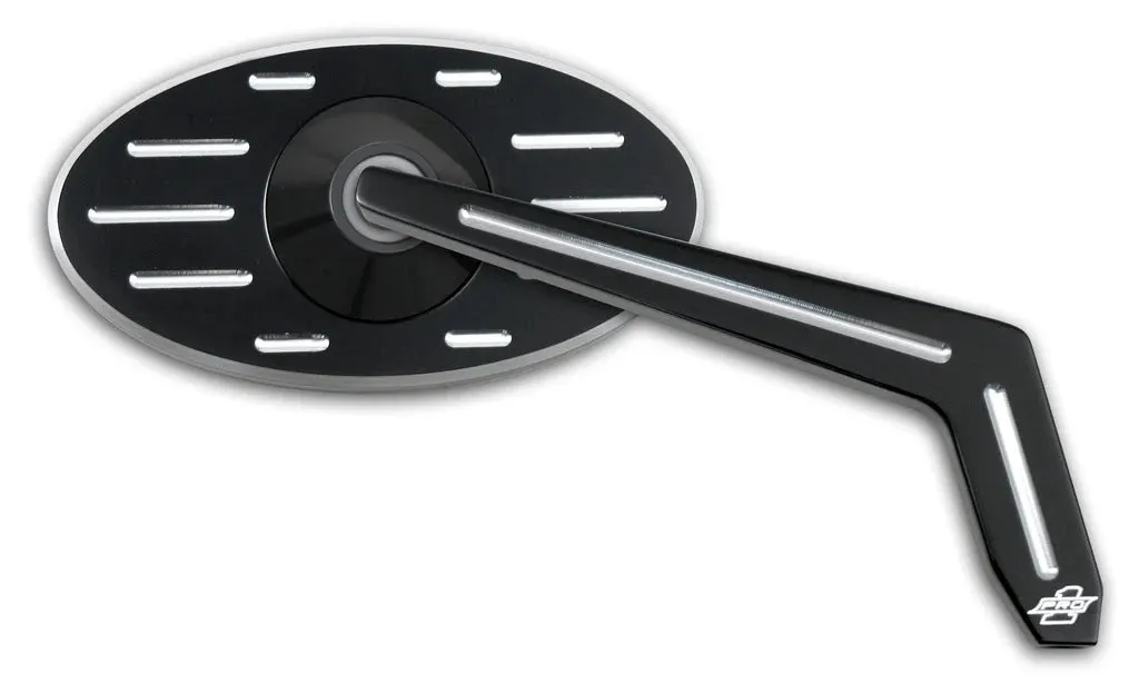 Mirror - Weekend Warrior Ball Milled Stem with Ball Milled Oval Head SKU: TM-102330/ 102340