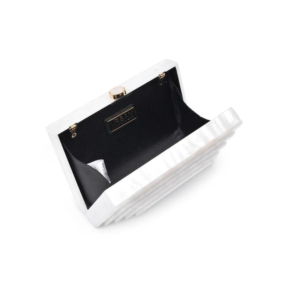 Molly evening bag: White