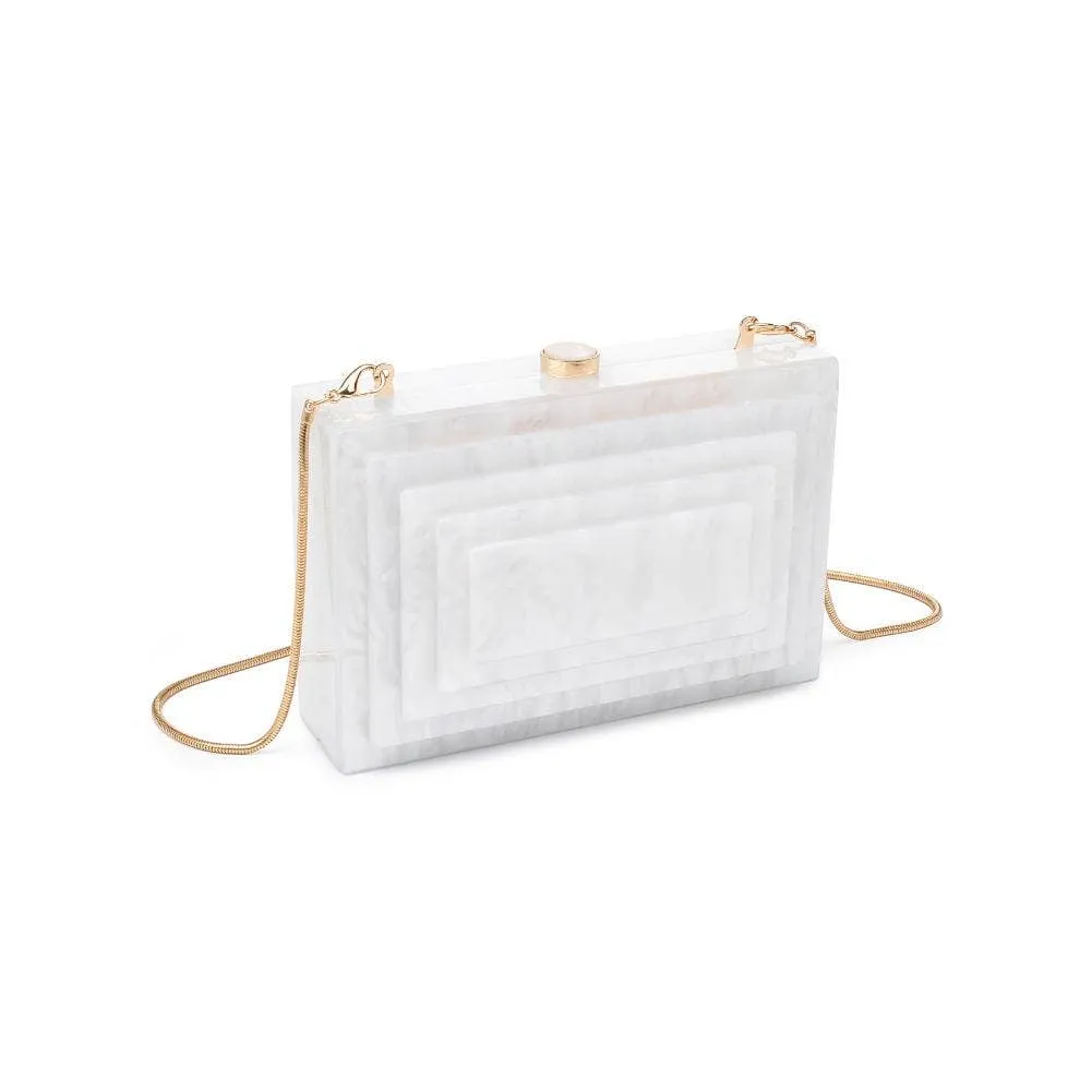 Molly evening bag: White