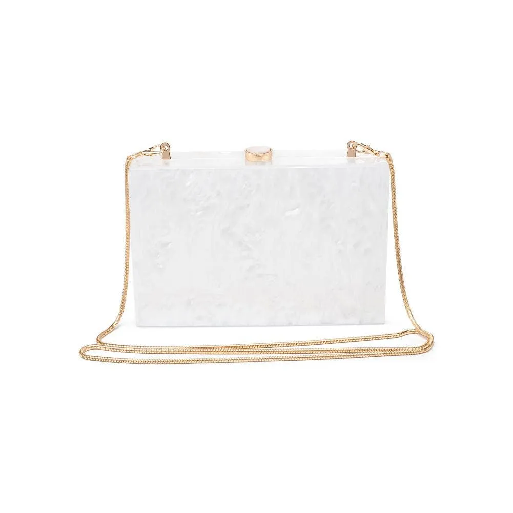 Molly evening bag: White