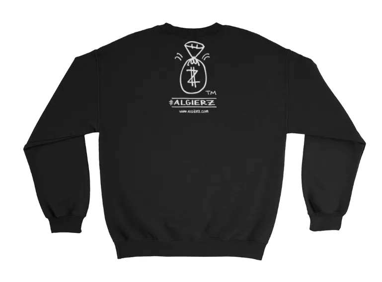 Money Bag - Black Crewneck Sweatshirt