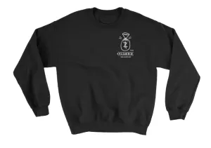 Money Bag - Black Crewneck Sweatshirt