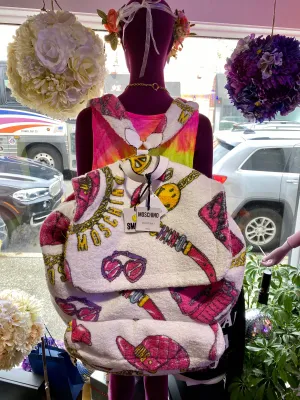 Moschino Beach Towel Backpack