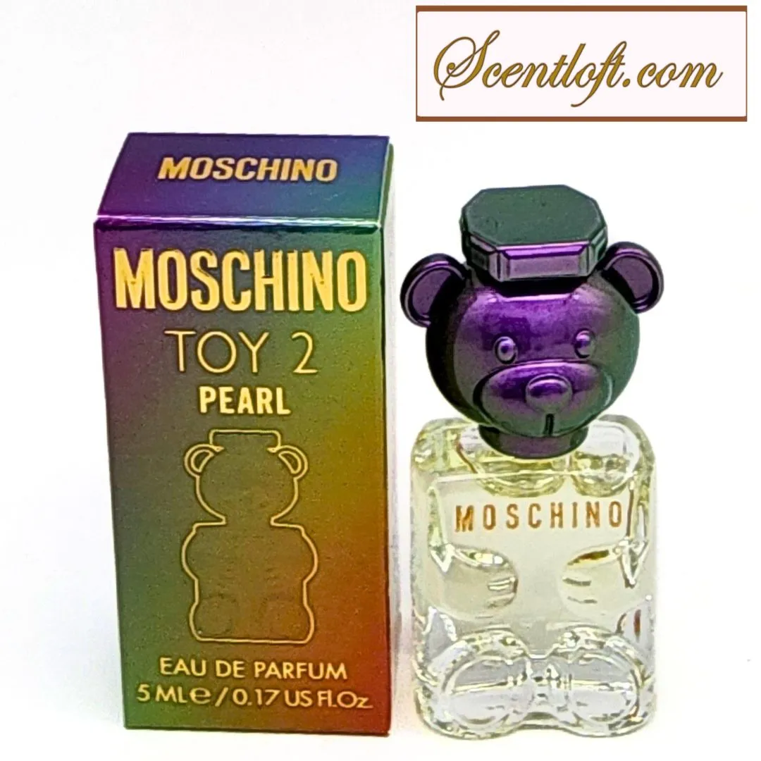 Moschino Sports Bag/  5ml Toy 2 and Toy 2 Pearl Miniature Perfume