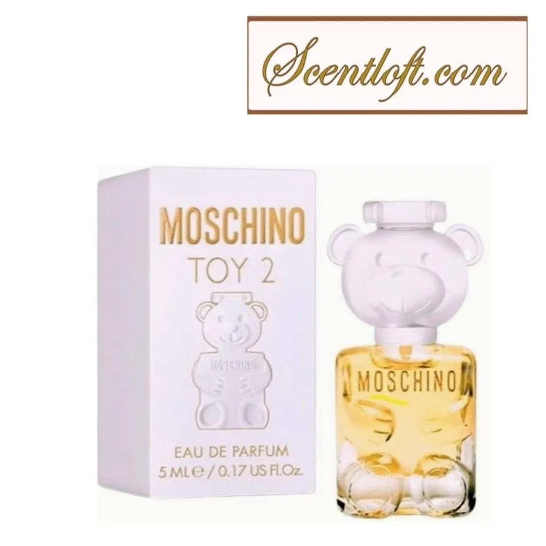 Moschino Sports Bag/  5ml Toy 2 and Toy 2 Pearl Miniature Perfume