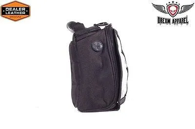 MOTORCYCLE MGANETIC TANK BAG W/CLEAR WINDOW FOR GPS WITH RAIN COVER INCLUDED