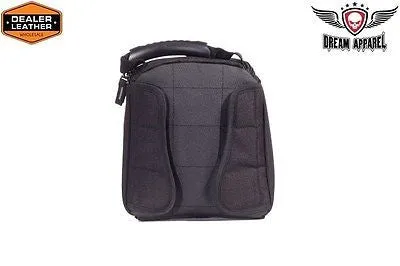 MOTORCYCLE MGANETIC TANK BAG W/CLEAR WINDOW FOR GPS WITH RAIN COVER INCLUDED