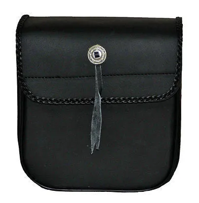 MOTORCYCLE MOTORBIKE BRAIDED SMALL SISSY BAR TRAVEL BAG NEW