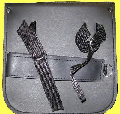 MOTORCYCLE MOTORBIKE BRAIDED SMALL SISSY BAR TRAVEL BAG NEW