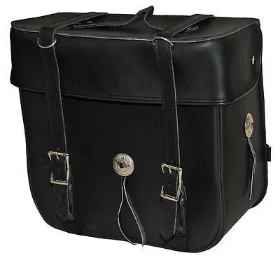MOTORCYCLE MOTORBIKE PLAIN MEDIUM SISSY BAR TRAVEL BAG NEW