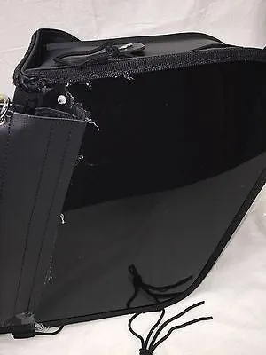MOTORCYCLE WATERPROOF 2 PC PVC SADDLEBAG WITH BRAID GREAT PRICE