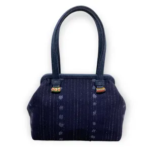 MP - Oliva Embroidered Handbag | Navy