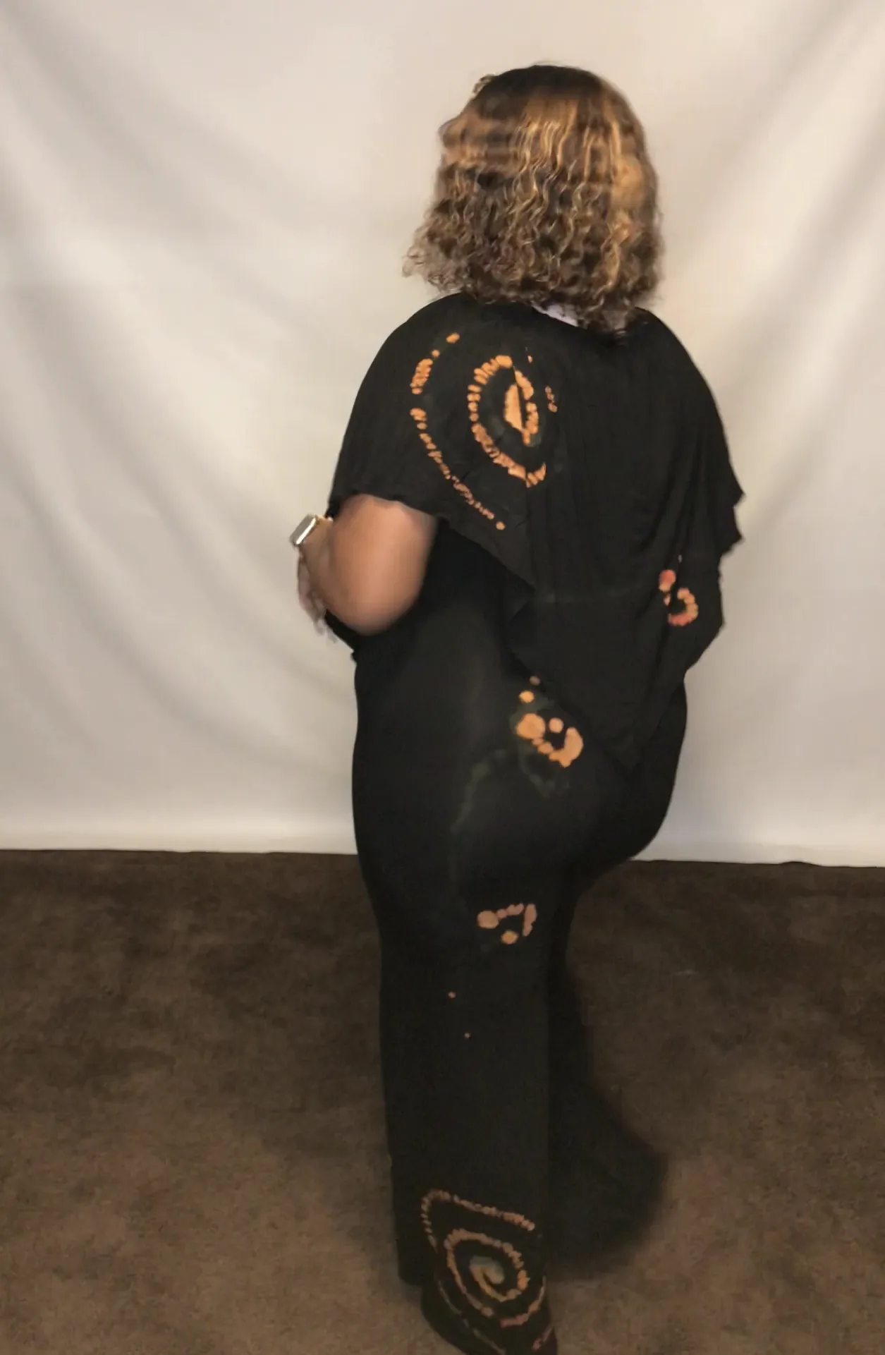 Multi Swirl Jump Suit