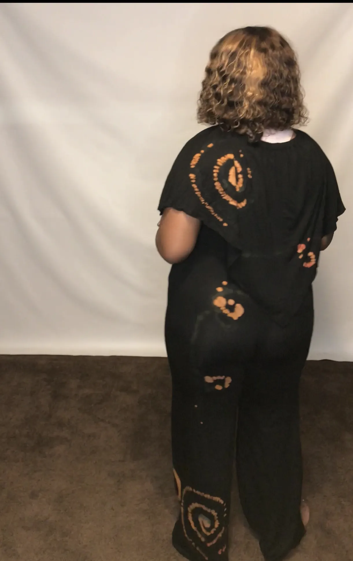 Multi Swirl Jump Suit
