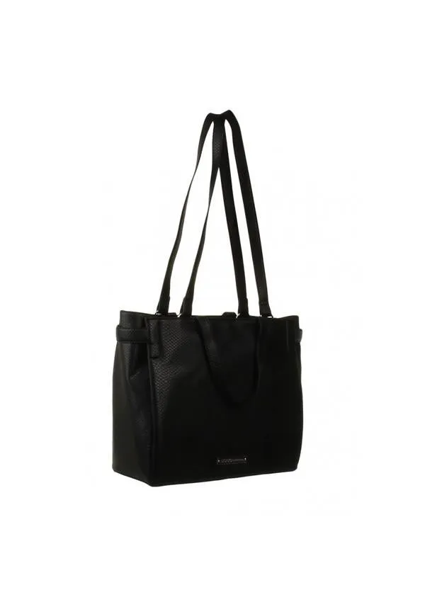 Nadia Black Shopper Bag