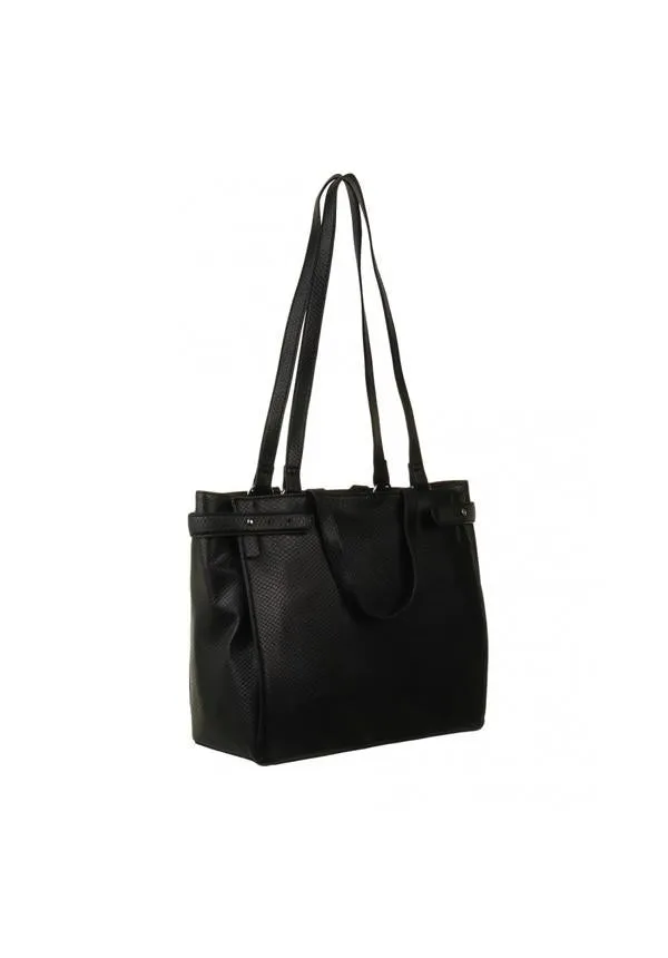 Nadia Black Shopper Bag