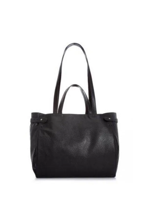 Nadia Black Shopper Bag