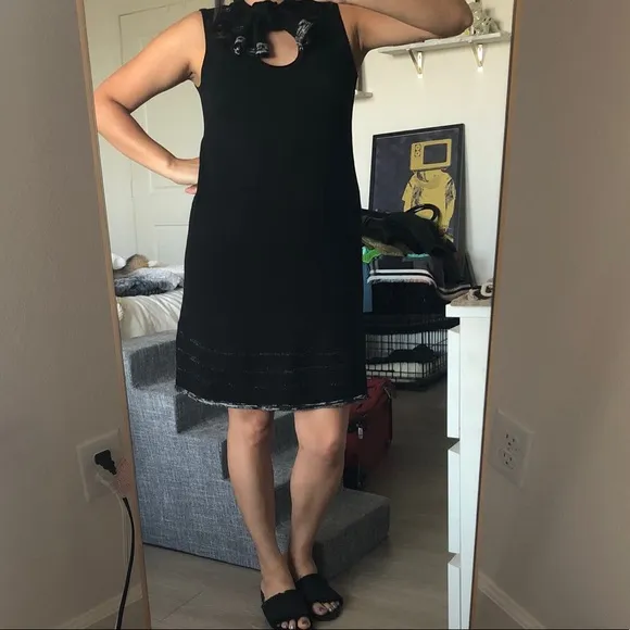 Nanette Lepore black dress with bow