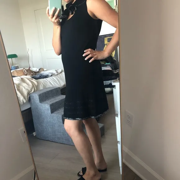 Nanette Lepore black dress with bow